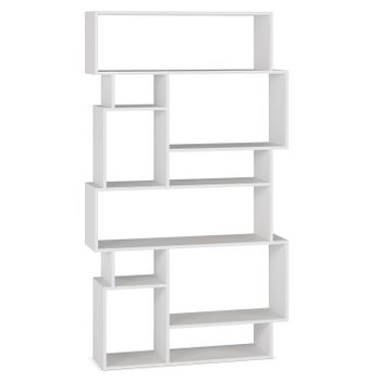 Librería Estantería, Estanteria Libros De Pared, 230x186x25cm, Salón -  Comedor - Oficina, Chimenea Eléctrica, Estilo Moderno, Cemento con  Ofertas en Carrefour