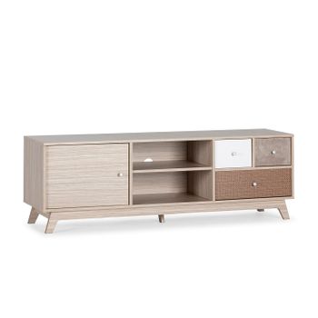 Mueble Tv Maia 1 Puerta Y 3 Cajones Multicolor