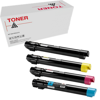 Phaser 7800 Pack 4 Cartuchos De Toner Compatible Con Xerox Phaser 7800 106r01569 106r01568 106r01567 106r01566 De Alta Calidad.