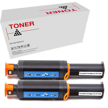 W1108a Pack 2 Cartuchos De Toner Compatible Con Hp W1108a (108a) Para Laser Ns Mfp 1005, Laser Ns Mfp 1020