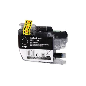 Brother Lc3213/lc3211 Negro Cartucho De Tinta Generico - Reemplaza Lc3213bk/lc3211bk