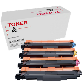 Tn247/tn243 Pack 4 Cartuchos De Toner Compatible Con Brother Tn247/tn243 (tn-247bk/tn-243bk Tn247c/tn243c Tn247m/tn243m Tn247y/tn243y)