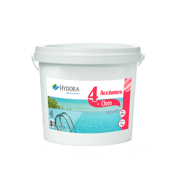 Cloro 4 Acciones T250g 5kg|hydora