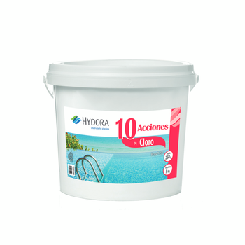 Cloro 10 Acciones T250g 5kg|hydora
