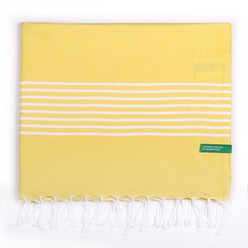 Toalla-hamman 100% Algodon Casa Benetton 80x165 Cm Amarillo