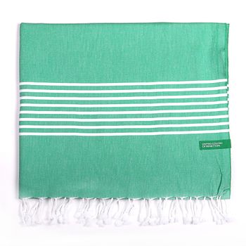 Hamman 80x165cm 170gsm 100%algodon Verde Casa Benetton