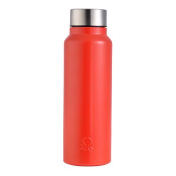 Botella De Agua 750ml Acero Inoxidable Rojo Mate Casa Benetton