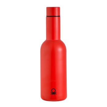 Botella De Agua 550ml Acero Inoxidable Rojo Casa Benetton