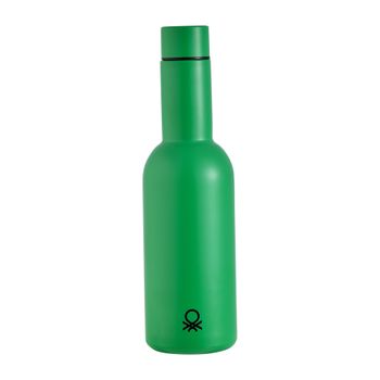 Botella De Agua 550ml Acero Inoxidable Verde Casa Benetton