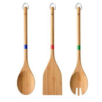 Set 3pc Utensilios Cocina Bamboo Casa Benetton