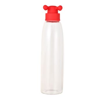 Botella Con Tapa Rojo De Grifo Borosilicato Benetton Rainbow 500ml Rojo