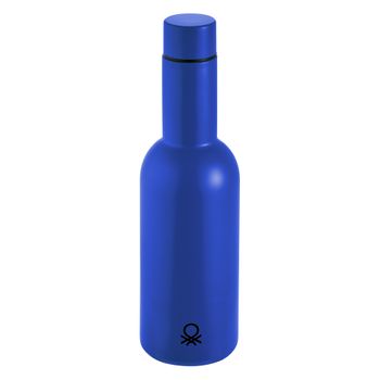 Botella De Agua 550ml Acero Inoxidable Azul Casa Benetton