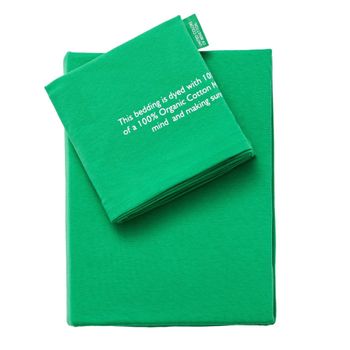 Set 2pc Cama (funda Nórdica + Funda De Almohada) 140gsm 100% Algodón Verde United In Green