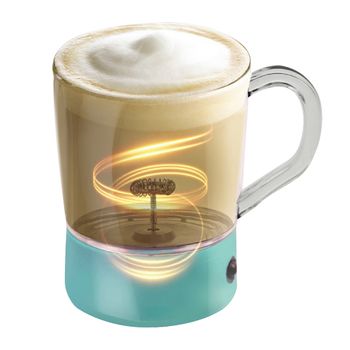 Taza Para Capuccino Eléctrica Portátil