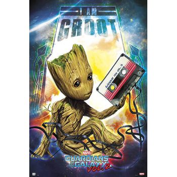 Maxi Poster Guardianes De La Galaxia Vol.2 (groot)