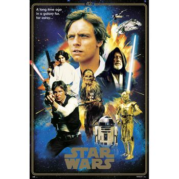 Maxi Poster Star Wars 40 Aniversario Heroes