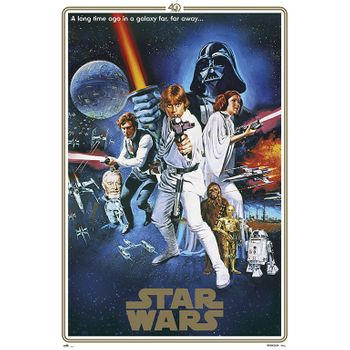 Maxi Poster Star Wars 40 Aniversario One Sheet B