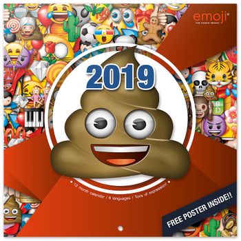 Calendario 2019 30x30 Emoji