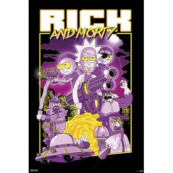 Poster Rick And Morty Characters