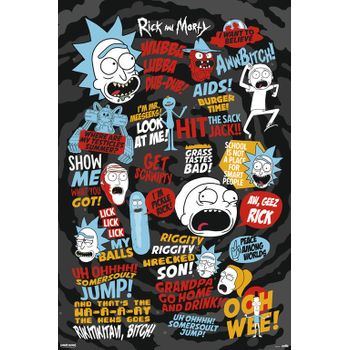 Poster Rick And Morty Quotes