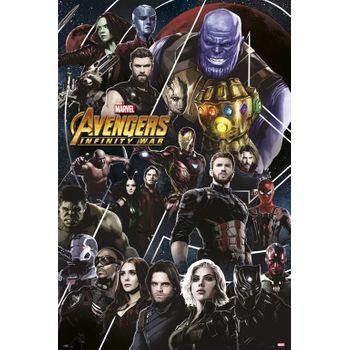 Poster Los Vengadores Infinity War 2