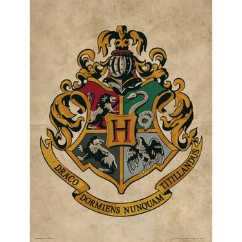 Print 30x40 Cm Harry Potter Hogwarts Crest