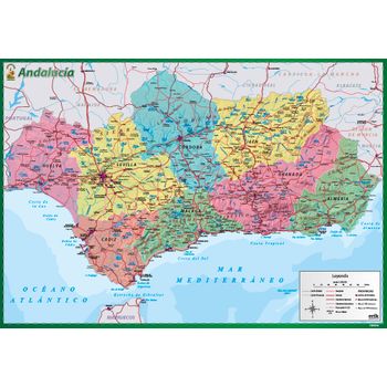 Vade Escolar Mapa De Andalucia