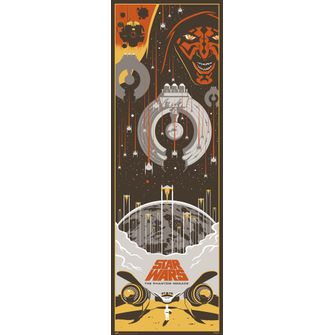 Poster Puerta Star Wars Episodio I