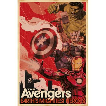 Poster Marvel Avengers Earths Mightiest Heroes