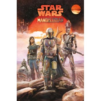 Poster Star Wars The Mandalorian Crew