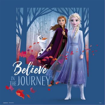 Lamina 30x30 Cm Disney Frozen Believe In The Journey