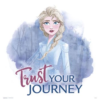 Print 30x30 Cm Disney Frozen Trust Your Journey