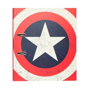 Archivador Con Compresor Marvel Captain America Shield