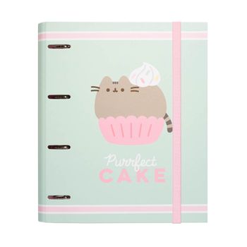 Carpeta 4 Anillas Troquelada Premium Pusheen Foodie Collection