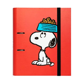 Carpeta 2 Anillas Troquelada Premium Snoopy