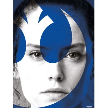 Print 30x40 Cm Star Wars Episodio Ix Rey