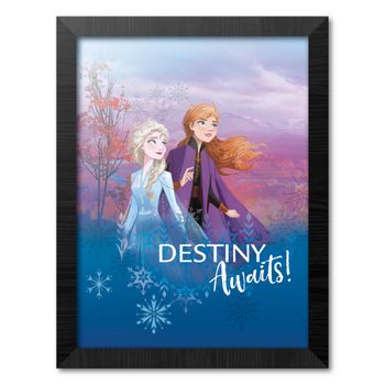 Print Enmarcado 30x40 Cm Disney Frozen Ii Destiny Waits