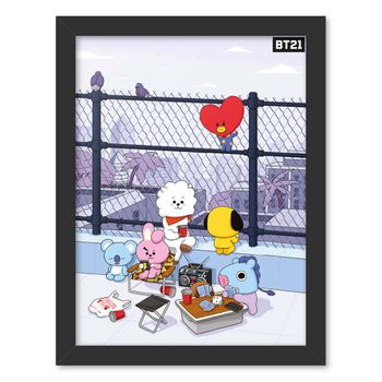 Print Enmarcado 30x40 Cm Bt21 Azotea