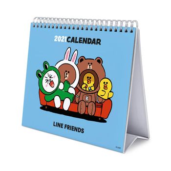 Calendario De Escritorio Deluxe 2021 Line Friends