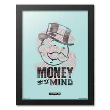 Print Enmarcado 30x40cm Monopoly Money On My Mind