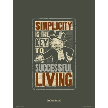 Lamina 30x40cm Monopoly Simplicity