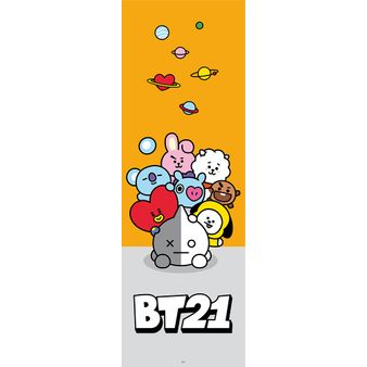 Poster Puerta Bt21 Personajes