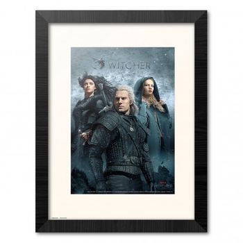 Print Enmarcado 30x40 Cm The Witcher Characters