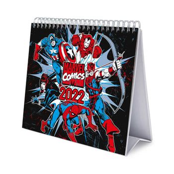 Calendario De Escritorio Deluxe 2022 Marvel Comics