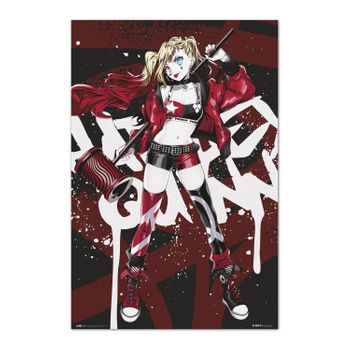 Poster Dc Comics Harley Quinn Anime