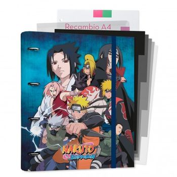 Carpeblock 4 Anillas Premium Naruto