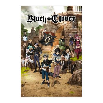 Poster Black Clover Black Bull Squad And Yuno