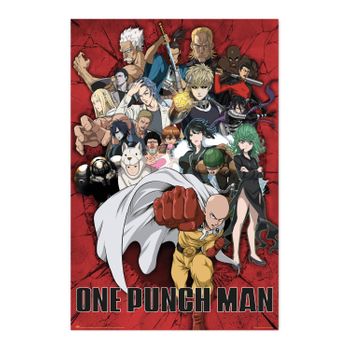 Poster One Punch Man Heroes Webcomic