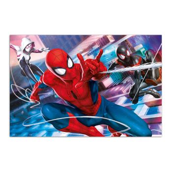 Poster Spider-man Peter Parker Miles Morales & Gwen Stacy Marvel Comics