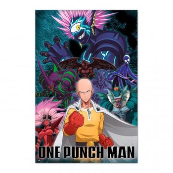 Poster One Punch Man Saitama Vs Villain